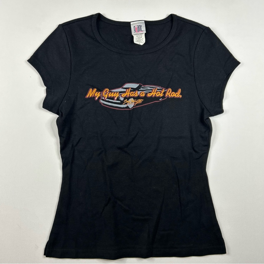 Vintage Hot Rod Woman’s Top XL Boyd Coddington Collectible Giant Tag Cars RARE